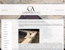 Tablet Screenshot of constructitall.com